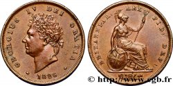 UNITED KINGDOM 1 Penny Georges IV tête laurée 1826 