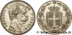 ITALIE 5 Lire Humbert Ier 1879 Rome SUP 
