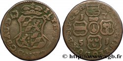 BELGIQUE - PRINCIPAUTÉ ÉPISCOPALE DE LIÈGE 1 Liard Évéché de Liège frappe au nom de Jean-Théodore de Bavière 1751  TB 