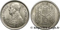MONACO 10 Francs Louis II 1946 Paris SUP 