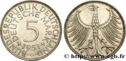 ALLEMAGNE 5 Mark aigle 1951 Karlsruhe