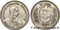 SWITZERLAND 5 Francs Berger des alpes 1931 Berne - B