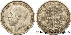 ROYAUME-UNI 1/2 Crown Georges V / blason 1928 