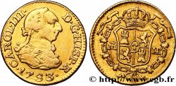ESPAGNE 1/2 Escudo Charles III 1783/0 Madrid
