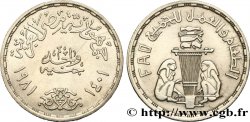 ÉGYPTE 1 Pound (Livre) F.A.O. offrandes 1981 