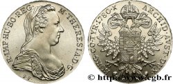 AUTRICHE 1 Thaler (REFRAPPE) Marie-Thérèse 1780 Vienne SPL 