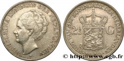 PAYS-BAS 2 1/2 Gulden Wilhelmina 1930  TTB 