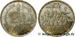 ÄGYPTEN 5 Pounds (Livres) Jeux Olympiques de Los Angeles AH 1404 1984 