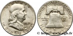 ÉTATS-UNIS D AMÉRIQUE 1/2 Dollar Benjamin Franklin 1949 Philadelphie