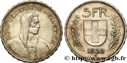 SUISSE 5 Francs Berger des alpes 1933 Berne