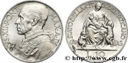 VATICAN ET ÉTATS PONTIFICAUX 10 Lire Pie XII an IX / Caritas 1947 