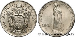 VATICAN AND PAPAL STATES 1 Lire frappe au nom de Pie XI an XV / Vierge sur un globe 1936 Rome