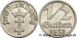 DANTZIG - VILLE LIBRE DE DANTZIG 1/2 Gulden 1932 