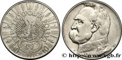 POLOGNE 10 Zlotych Maréchal Pilsudski 1934 Varsovie TTB 