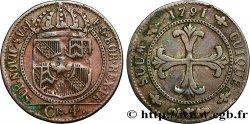 SUISSE - CANTON DE NEUCHATEL 1 Batzen (4 Kreuzer) 1791  TB+ 