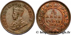 INDES BRITANNIQUES 1/12 Anna (1 Pie) Georges V 1930 Calcutta SUP 