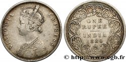 BRITISH INDIA 1 Roupie Victoria 1880  Bombay