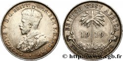BRITISH WEST AFRICA 2 Shillings Georges V 1919 Heaton