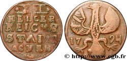 GERMANY - AACHEN 12 Heller ville de Aachen aigle 1794 