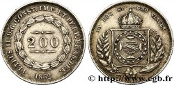 BRASIL 200 Reis Pierre II 1862 