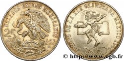 MEXIQUE 25 Pesos Jeux Olympiques de Mexico 1968 Mexico SUP 