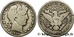 UNITED STATES OF AMERICA 1/2 Dollar Barber 1896 Philadelphie