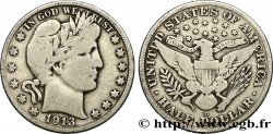 UNITED STATES OF AMERICA 1/2 Dollar Barber 1913 Denver