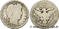 UNITED STATES OF AMERICA 1/4 Dollar Barber 1897 Philadelphie