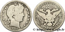 UNITED STATES OF AMERICA 1/4 Dollar Barber 1898 Philadelphie