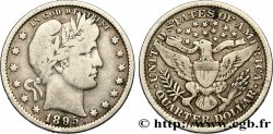 STATI UNITI D AMERICA 1/4 Dollar Barber 1895 Philadelphie