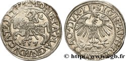 LIVONIE - GRAND DUCHÉ DE LITUANIE - SIGISMOND II VASA Demi-gros 1557 