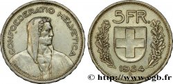 SCHWEIZ 5 Francs Berger des alpes 1954 Berne