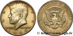 ÉTATS-UNIS D AMÉRIQUE 1/2 Dollar Kennedy 1966 Philadelphie