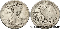 UNITED STATES OF AMERICA 1/2 Dollar Walking Liberty 1918 San Francisco - S
