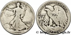 STATI UNITI D&nbsp;AMERICA 1/2 Dollar Walking Liberty avec surfrappe 1916 Philadelphie