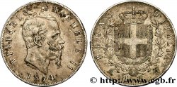 ITALIE 5 Lire Victor Emmanuel II 1874 Milan