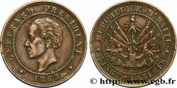 HAÏTI 20 Centimes président Geffrard 1863 Heaton