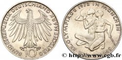 ALLEMAGNE 10 Mark XXe J.O. Munich : basket-ball et canoeing 1972 Karlsruhe