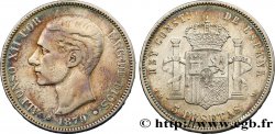 SPAIN 5 Pesetas Alphonse XII 1879 Madrid