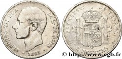 SPAIN 5 Pesetas 1883 Madrid