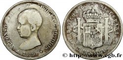 ESPAGNE 5 Pesetas Alphonse XIII 1er type 1889 Madrid