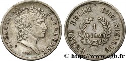 ITALIE - ROYAUME DES DEUX-SICILES 1 Lira Joachim Murat 1813 Naples
