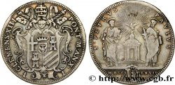VATICAN AND PAPAL STATES Teston Clément XIII an X 1758 Rome XF/VF 
