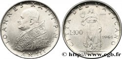 VATICAN AND PAPAL STATES 100 Lire Jean XXIII an III / Fides tenant la croix 1961 Rome