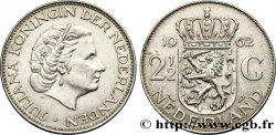 NETHERLANDS 2 1/2 Gulden Juliana 1962 Utrecht