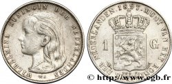 PAíSES BAJOS 1 Gulden Wilhelmina 1897 