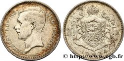 BELGIUM 20 Francs Albert Ier légende Flamande position A 1934 
