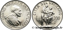 VATICAN ET ÉTATS PONTIFICAUX 100 Lire Jean Paul II an IV / allégorie de la famille 1982 