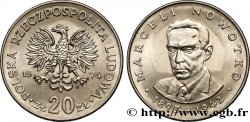 POLOGNE 20 Zlotych aigle / Marceli Novotko 1974 Varsovie