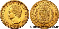 ITALIA - REGNO DE SARDINIA - CARLO FELICE 80 Lire 1826 Turin q.SPL 